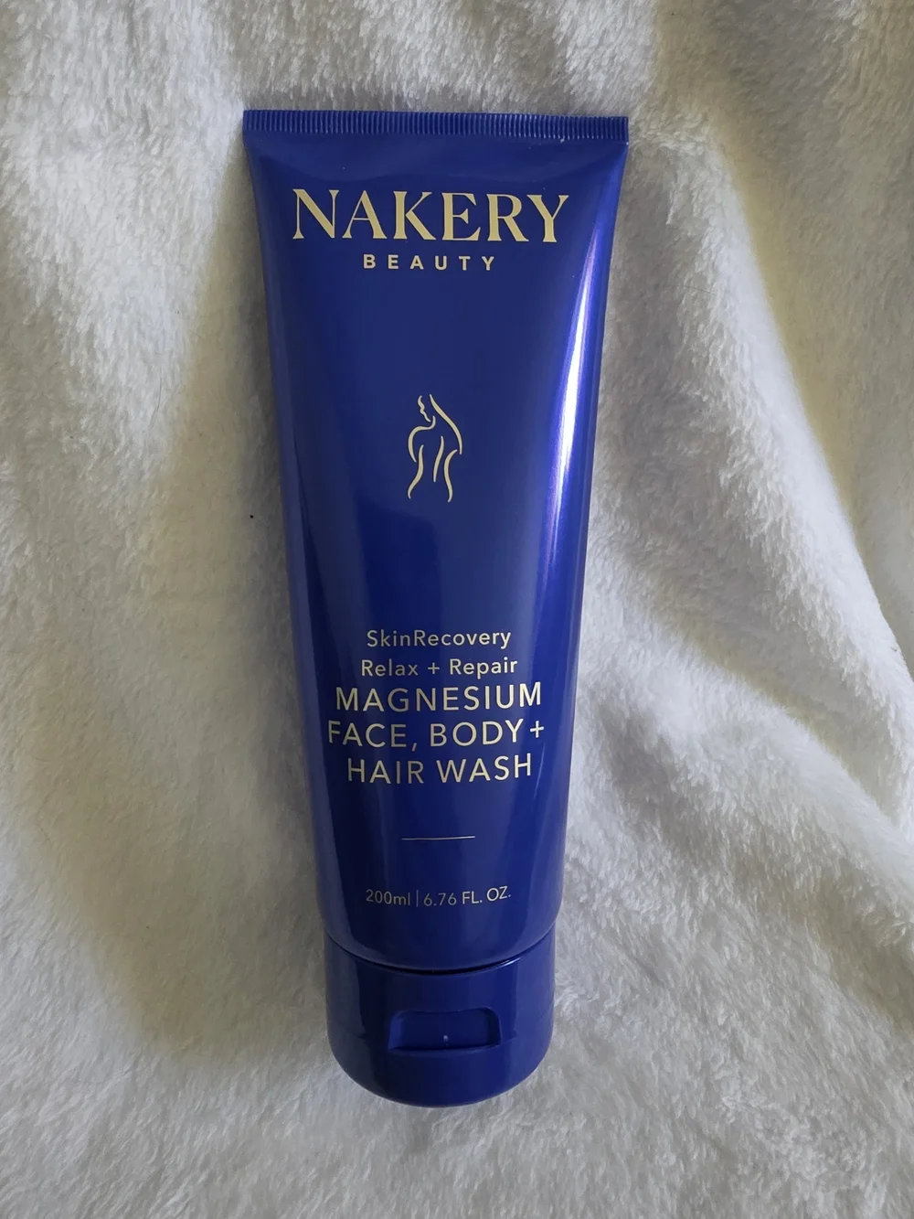 NEW NAKERY Beauty SkinRecovery Relax + Repair Magnesium Face, Body + Hair Wash